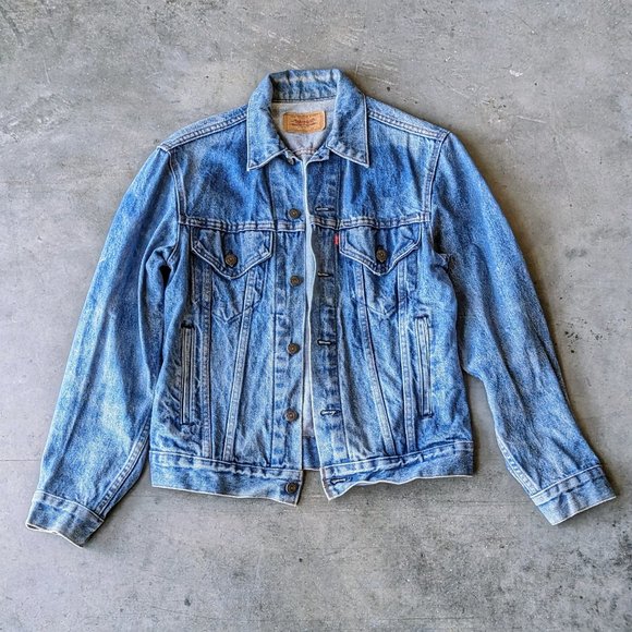 Levi's Other - Vintage 80s Levi's Original Blue Denim Type III Red Tab Trucker Jean Jacket